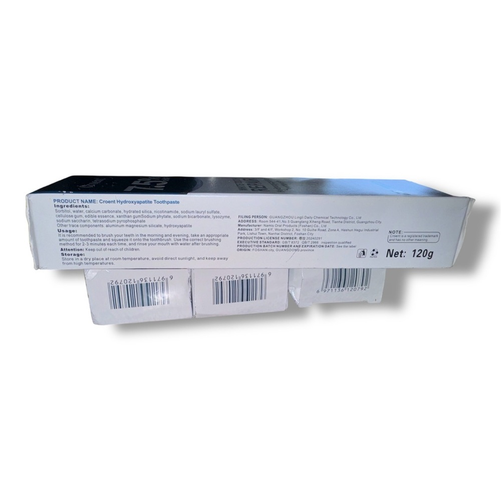 (4pack) White Tooth Repair Hydroxyapatite Toothpaste - Picture 3 of 3